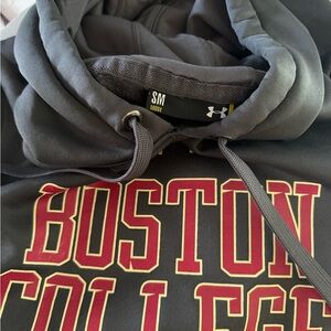 Under Armour Gray Hoodie with Boston College Design